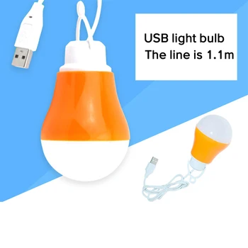 1.2 M Colorido USB CC Lâmpada Portátil Luz da Lâmpada LED para Caminhadas, Camping Barraca TTravel Trabalhar Com o Banco de Energia Portátil