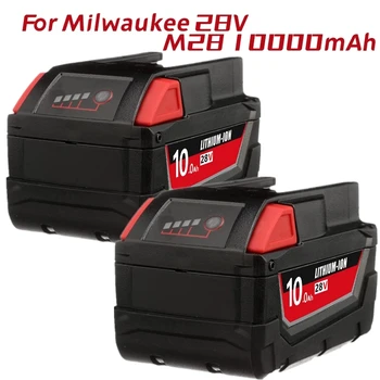 1-2Pack 28V 10.0 Ah Vervangende Batterij, hoge Saída de Iões de Lítio Batterij Compatibel Conheceu Milwaukee M28 Cordless Ferramenta 48-11-2830