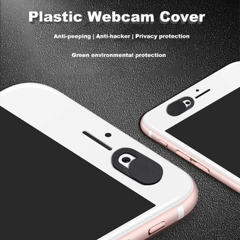 1/3/6/10Pcs Plástico Webcam Telefone de Tampa de Lente Adesivos Para iPad, PC Macbook Tablet lentes de Privacidade Adesivo