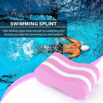1 Pcs Pull Buoy cor-de-Rosa e Branco Engrossar Espuma Puxar Float Correto Nadar Postura Dispositivo de Flutuação de Treinamento de Natação Ajuda