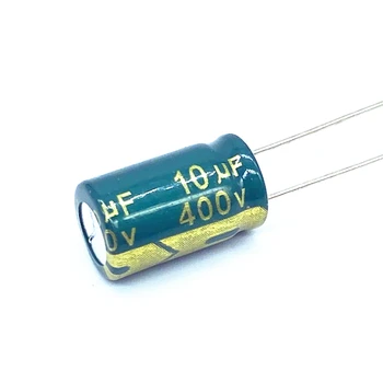10pcs/lot 10uf400V capacitor eletrolítico de alumínio tamanho 10*17mm 400V 10uf 20%