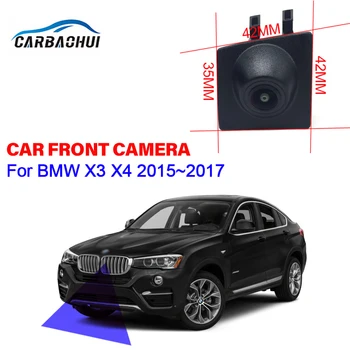 170° AHD 1080P Auto Frente da Câmera com Visualização Para BMW X3 X4 2015 2016 2017 Visão Noturna CCD de alta qualidade Full HD Grade Câmara