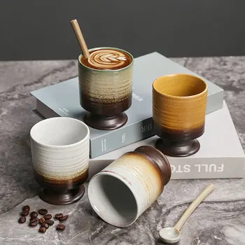 1pcs Criativo Jananese Cerâmica Xícara de Café Espresso Caneca de Kung Fu Chinês Xícara (chá) de Cerâmica Tigela de Chá da Tarde Copos de Chá Cálice Canecas