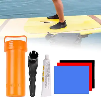 1Set Schlauchboot Kit de Reparo Premium Impermeável Kits de Reparo Barco Inflável, jogo de Reparo para Barcos Paddleboards Piscinas