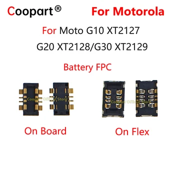 2-10Pcs Novo Interior da Bateria FPC Clip de um Conector na placa-Mãe Cabo Flex Para Motorola Moto G10 XT2127/G20 XT2128/G30 XT2129