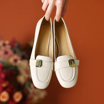 2023 Primavera/Verão de Novo para Mulheres Casuais Sapatos de Sola Macia e Confortável de Moda Único Sapato w-0s025