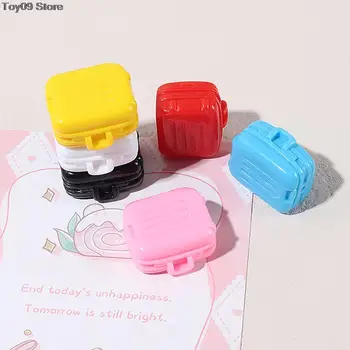 2PCS Estereoscópica de bagagem DIY Artesanal Acessórios de Cabelo Headrope Caso de Telefone Chaveiro Miniatura Brinquedos