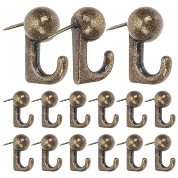 30 Pcs Gancho De Metal Prego Push Pin Decorativos Imagem Ganchos De Parede Tachinha Teclas De Cortiça Conselho