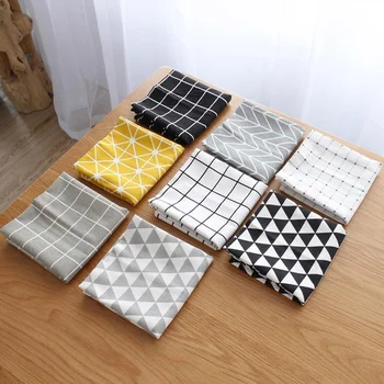 40x60cm Simples Qualidade Clássica toalha de Mesa Toalhas de Mesa de Jantar, Tapetes de Algodão Colocar Tapetes de Placa de Esteira porta-copos Estilo de Moda Japonesa