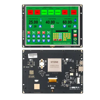 8polegada Inteligente HMI Série de TFT LCD com um Poderoso Software + Cortex A8 CPU + de Toque Resistive