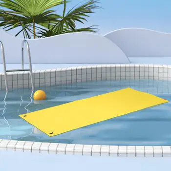 A Água da piscina Flutuante Esteira de 3 camadas de Água da Jangada arregaçar Pad 270x90x3.3cm Portátil Divertir-se na Água (Cor Aleatória)