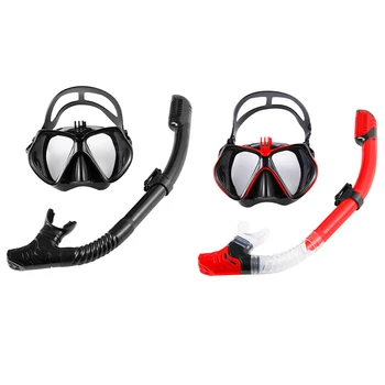 Adultos Anti-Fog Óculos De Subaquática Mergulho Mascara De Mergulho Tubo De Respiração Conjunto