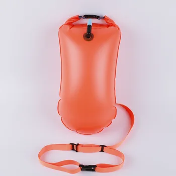 Armazenáveis Natação Float Único Air Bag Facilmente Inflável Atmosférica Boca Nadar e Bunda de Bola Saco Impermeável Deriva Saco