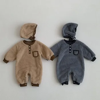 Bebê Recém-Nascido Meninos Meninas Rapazes Raparigas Algodão Lua De Impressão Romper Do Pijama+Chapéu De 2 Conjuntos De Peças
