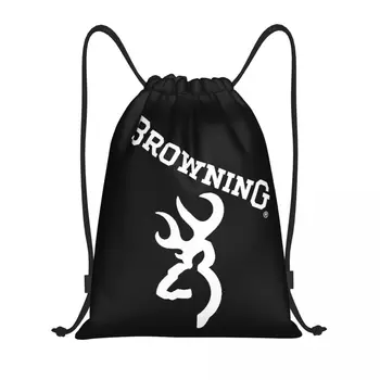 Browning Cordão Mochila Saco de Ginásio de Esportes para Homens Mulheres Compras Sackpack