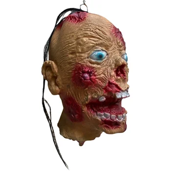 Cabeça Pendente Falso Humanos Partes Horror Decoração Corpo Prop Máscara De Halloween Decorações Quebrado Assustador Festa Adornos