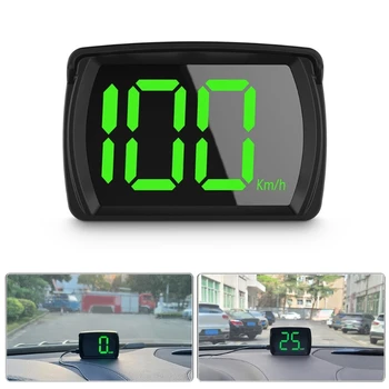 Carro HUD Headup Apresentar MPH/KM Velocímetro Digital, com 2.8 Polegadas, Ecrã LED para Carro Caminhão SUV (USB)