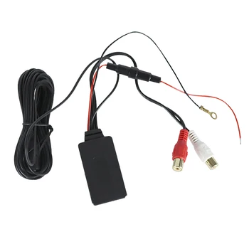 Carro Universal RCA Adaptador USB sem Fio Bluetooth compatível com o Receptor de Home Media AUX Bluetooth 2RCA Conector de Música AUX Adapte