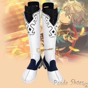 Conjunto de Estrelas Sena Izumi Cosplay Sapatos de Quadrinhos Jogo de Anime Cavaleiros Cos Longas Botas de Cosplay Traje Prop Sapatos para Festa de Halloween