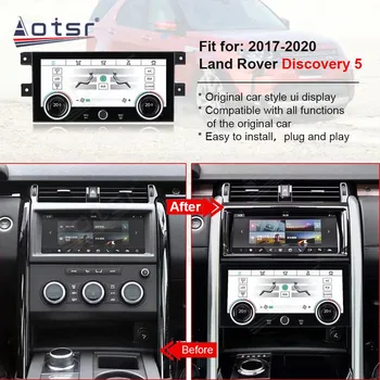 De Ar do carro Clima Conselho AC Painel Para Land Rover Discovery 5 2017-2020 Tela de Toque do LCD Condição de Controle 3d Com Peças do Veículo