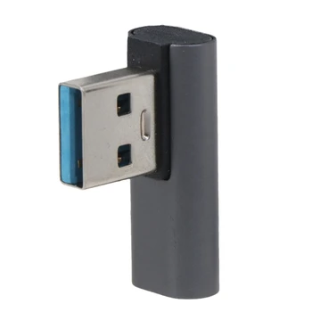 Direito USB C Adaptador de Extensão USB Tipo C de 10 gbps, de Masculino para Feminino Extensor Vídeo Estendido do Conversor para o Portátil Telefone