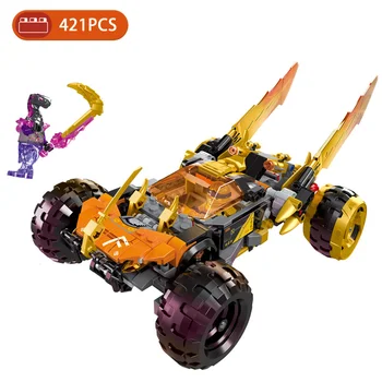 Em Estoque Série Ninja Cole Carro Modelo de Bloco de Construção Com o Dragão de Tijolos Compatível 71769 Brinquedos Para Meninos Crianças Presentes de Natal