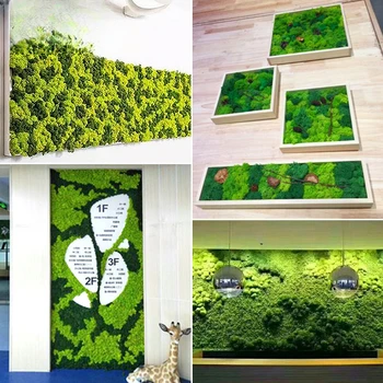 Eterna musgo, musgo, relva, falso moss, simulado gramado, simulado planta verde decoração de parede