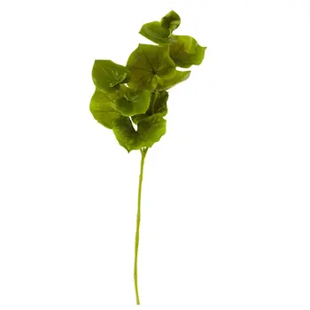 Folha de Lotus Artificial de Plantas (Conjunto de 12), Verde