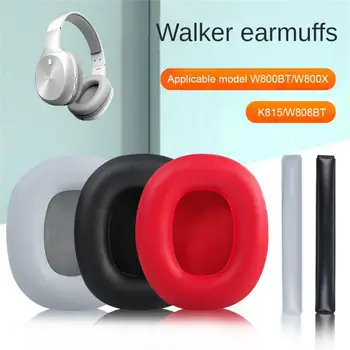 Fone De Ouvido Caso Vermelho Mais Apto Melhorar A Qualidade Do Som Material Durável Reduzir O Ruído De Eletrônica De Consumidor Fone De Cabeça Pad Preto