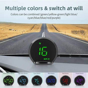 G13 Carro Head-Up Display Eletrônicos de Auto HUD Display Digital de Alarme de Lembrete Medidor de Carro Velocímetro do Carro-Acessórios Para Automóveis