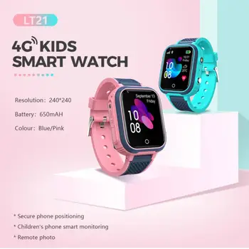 LT21 4G Smart Watch Crianças GPS WIFI Chamada de Vídeo SOS IP67 Impermeável Criança Smartwatch o Monitor da Câmara Rastreador de Localização do Relógio do Telefone