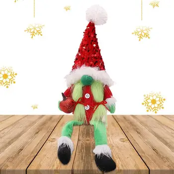 Natal Gnome Pelúcia Malha Sem Rosto De Boneca Artesanal Sueco Tomte Duende Decoração De Ano Novo, Presentes Natal Decoração Da Casa