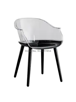 Nordic Saipan Presidente Criativo Da Cadeira Transparente Moderno E Simples De Plástico Cadeira De Jantar Cadeira De Acrílico Líquido Vermelho, Chá, Leite, Loja De Volta
