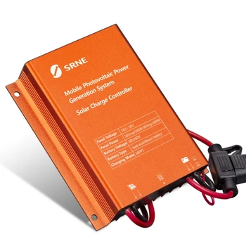 NOVO MPPT Controlador de Carga Solar Impermeável 8A Painel Solar Regulador para 48V 60V acidificada ao Chumbo E bateria de Li-m Bateria IP67 Passo Carregador