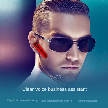Novo sem Fio de Fone de ouvido In-ear Único Mini-Auricular Mãos Livres Chamada Música Estéreo Fone de ouvido Com Microfone Para Telefones Inteligentes