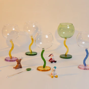 Original Caneca, Bolha Copa, Taças Coloridas, de Alto nível, Presente de Design, Vidro de Vinho Doce da Copa da Copa
