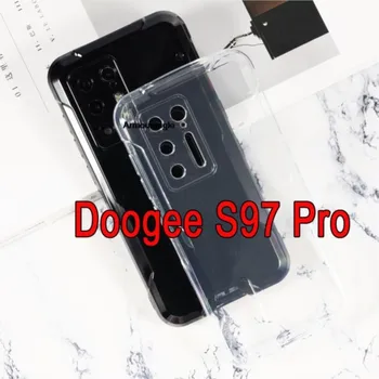 para doogee s97 pro caso de tpu macio matte pudim telefon capa preta anti-poeira, ultra-slim proteção de telefone capa de proteção em s97pro