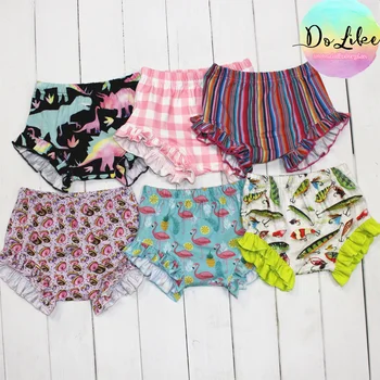 Projeto colorido recém-nascidos roupas de moda bebê menina elástico shorts de 2 a 5 anos