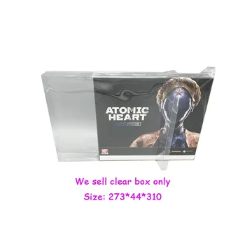 Transparente TEP Caixa de protecção para o PS4 PS5 atômica coração limited edition versão HK jogo de vídeo Clara visualização da caixa de armazenamento