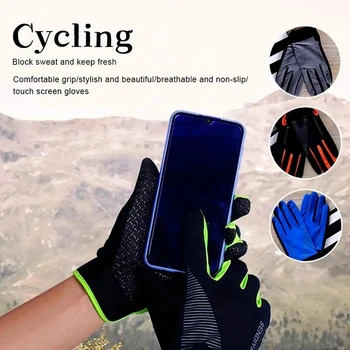 Unisex Luvas Touchscreen De Inverno Ao Ar Livre Térmica Quente Luvas De Ciclismo Dedo Completo Bicicleta De Esqui, Caminhada De Moto Esporte Luva