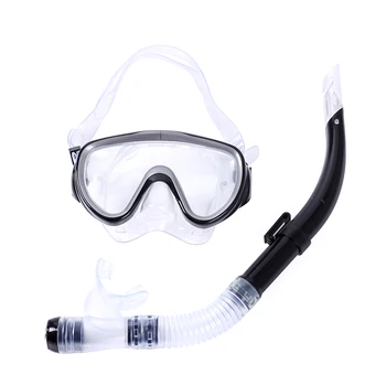 Vidro temperado de Mergulho, Máscara de Respiração Tubo de Proteção Ambiental do PVC da Categoria Máscara de Mergulho de PVC Tubo de respiro de Mergulho Suprimentos Conjunto