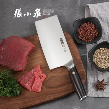 ZXQ 90Cr18MoV de Aço Inoxidável de Alta final do agregado familiar faca de cozinha Faca de Açougueiro Doméstico de Carne Cutelo de Cozinha, Corte de Faca
